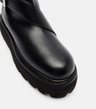 McQueen Leather knee-high boots