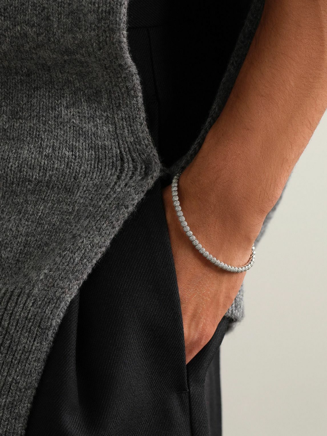SHAY - 18-Karat White Gold Diamond Bracelet