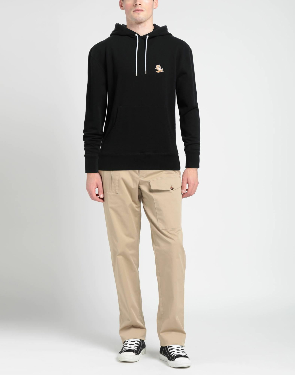 Maison Kitsuné Mens Sweatshirt in Black