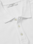Maison Kitsuné - Logo-Appliquéd Cotton-Piqué Polo Shirt - White