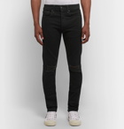 rag & bone - Fit 1 Skinny-Fit Distressed Stretch-Denim Jeans - Black