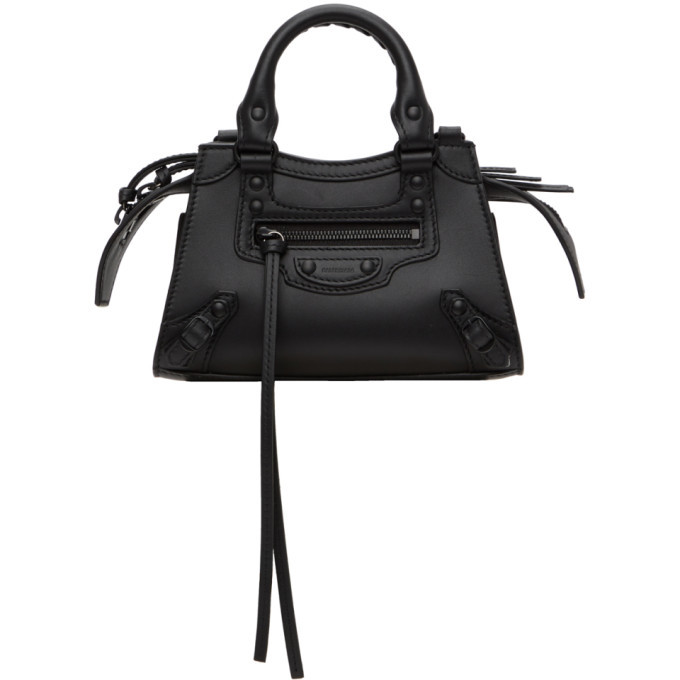 Balenciaga Black Nano Neo Classic Top Handle Bag Balenciaga