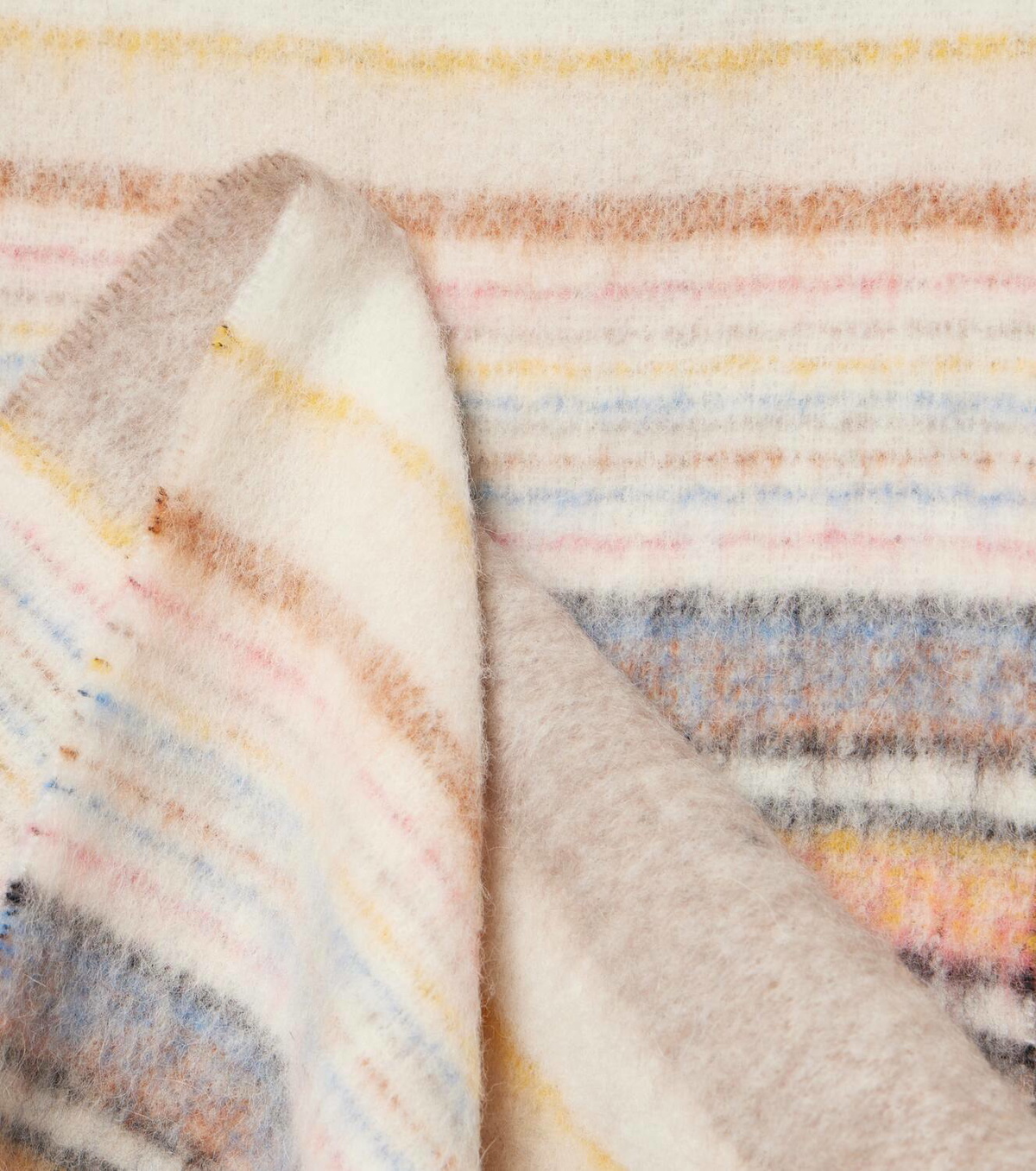Isabel Marant Firny striped alpaca-blend scarf