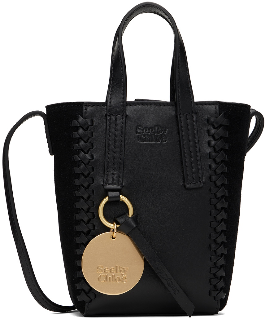 See by factory Chloe Black Leather Tote