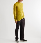 Rick Owens - Biker Slim-Fit Knitted Sweater - Yellow