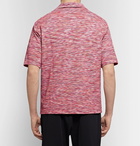 Missoni - Camp-Collar Space-Dyed Cotton-Piqué Shirt - Men - Red