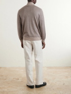 N.PEAL - Cashmere and Silk-Blend Shirt - Brown
