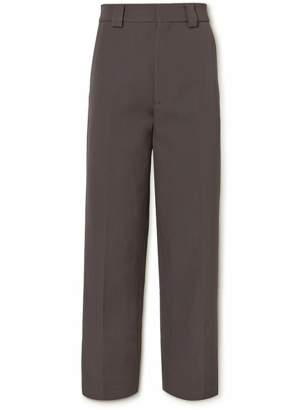 Photo: Fear of God - Eternal Straight-Leg Virgin Wool and Cotton-Blend Twill Trousers - Brown
