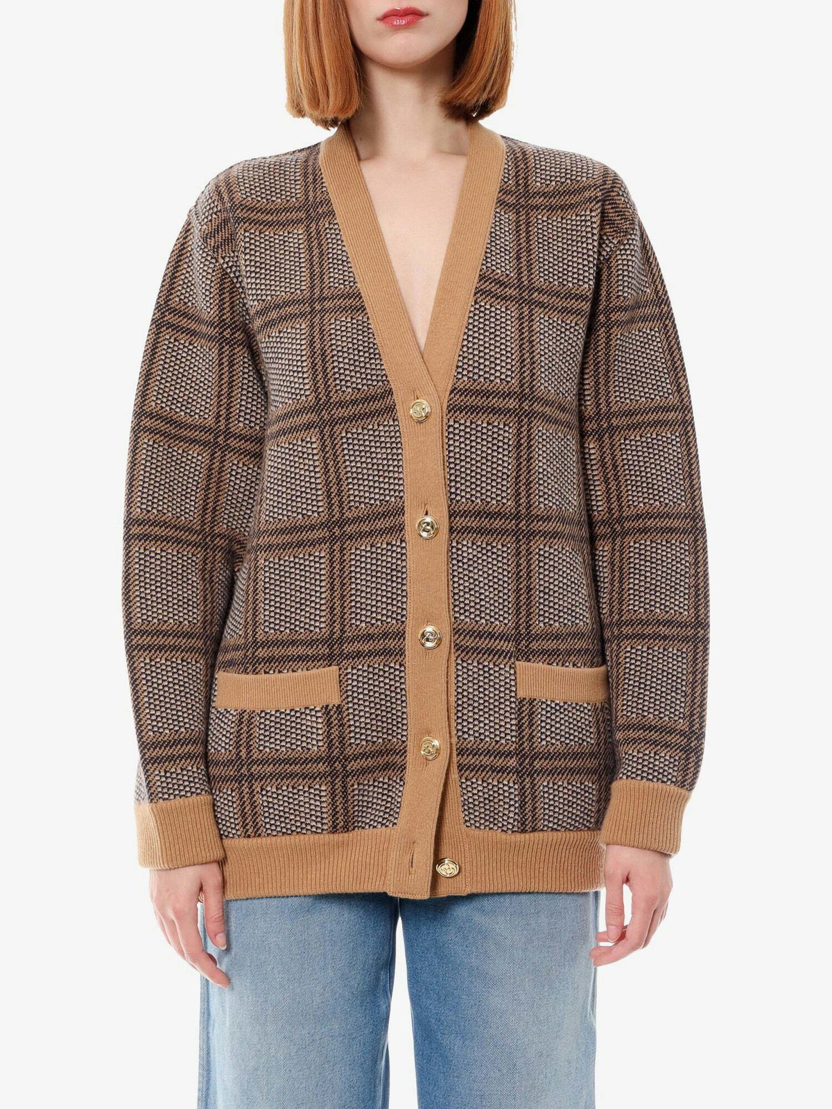 Gucci   Cardigan Beige   Womens