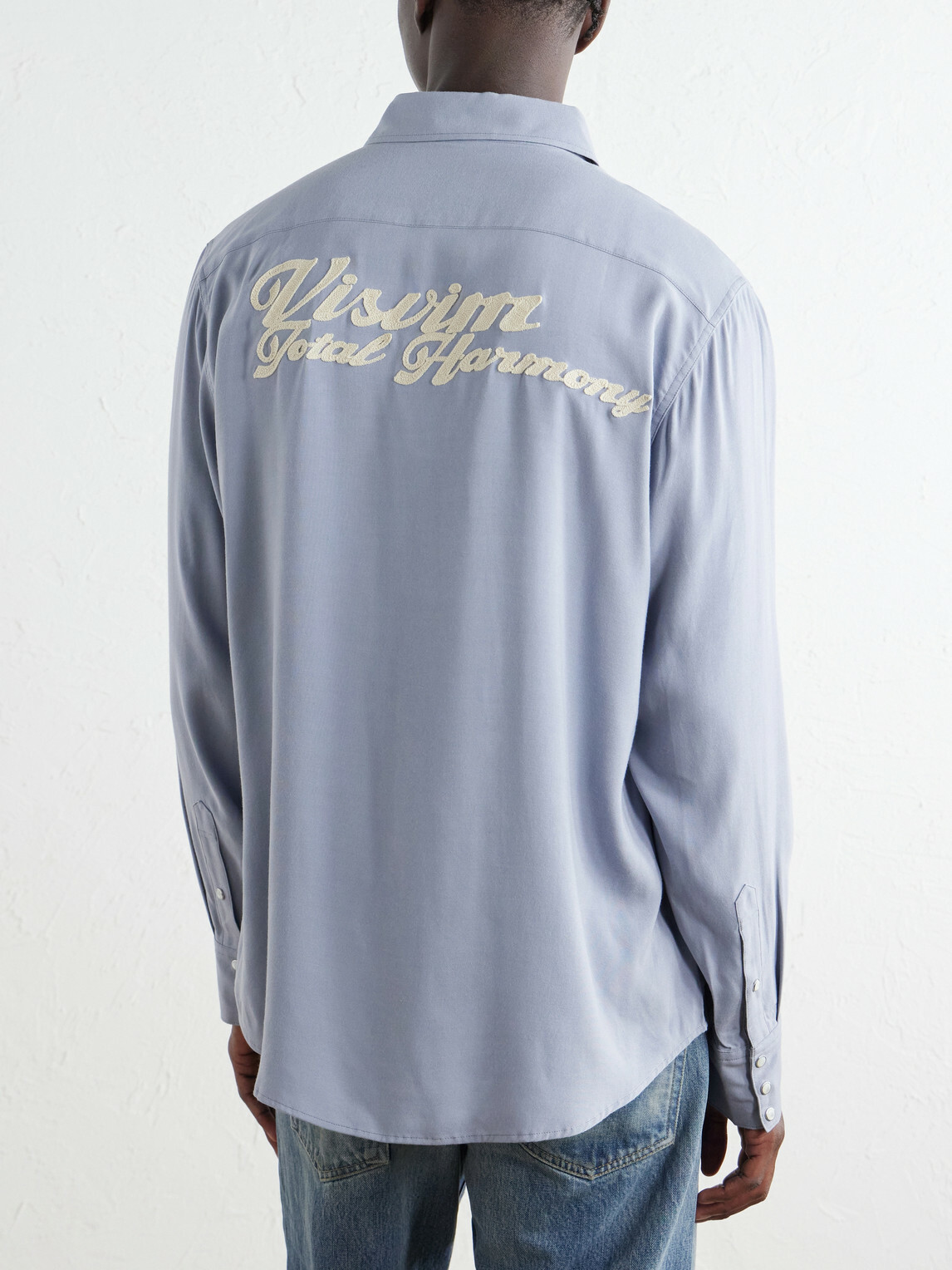 Visvim - Meridian Logo-Embroidered Canvas Shirt - Gray