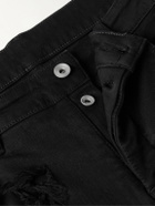 Rick Owens - Skinny-Fit Distressed Jeans - Black