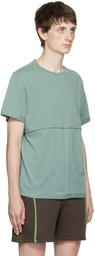 Eckhaus Latta Green Lapped T-Shirt