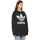 adidas Originals Black Logo Oversized Sweatshirt