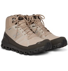 On - Cloudrock Waterproof Rubber-Trimmed Mesh Boots - Neutrals