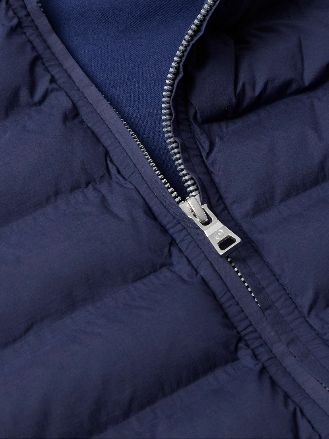 Peter Millar - Winsome Hybrid Padded Quilted Stretch-Nylon and Jersey Gilet - Blue