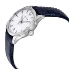 Hamilton Jazzmaster Silver Dial Blue Leather Ladies Watch H42211655