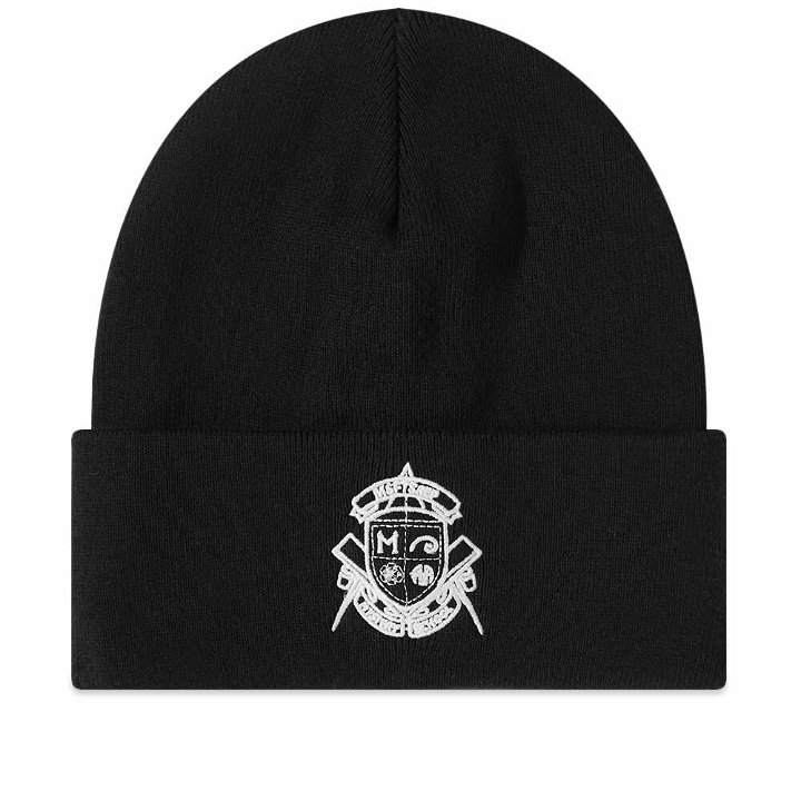 Photo: MSFTSrep Men's Emblem Beanie Hat in Black