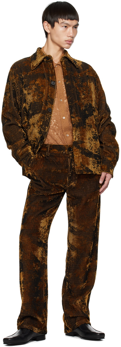 【Séfr 23AW】Don Jacket Séfr Black & Brown Don Jacket Séfr