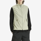 Goldwin Men's Pertex Equilibrium Wind Vest in Fog Beige