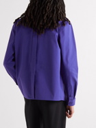SAINT LAURENT - Cotton-Twill Overshirt - Purple