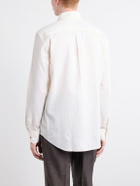Paul Smith - Striped Cotton and Silk-Blend Shirt - White