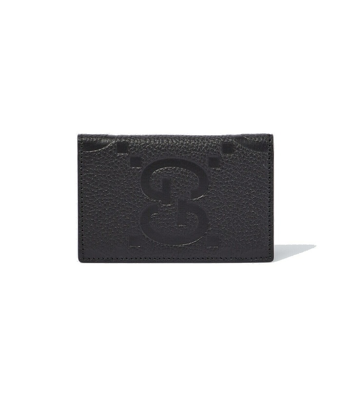 Photo: Gucci Jumbo GG leather card case