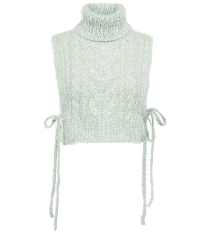Photo: Cecilie Bahnsen - Ivanka mohair and wool sweater vest