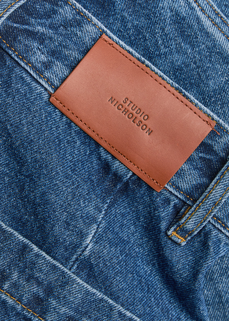Studio Nicholson Chalco Barrel-leg Jeans Denim