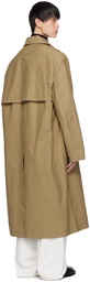 Commission Beige Double-Breasted Trench Coat