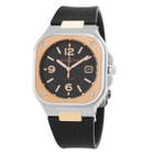 Bell and Ross Instruments Automatic Black Sunray Dial Mens Watch BR05A-BL-STPG/SRB