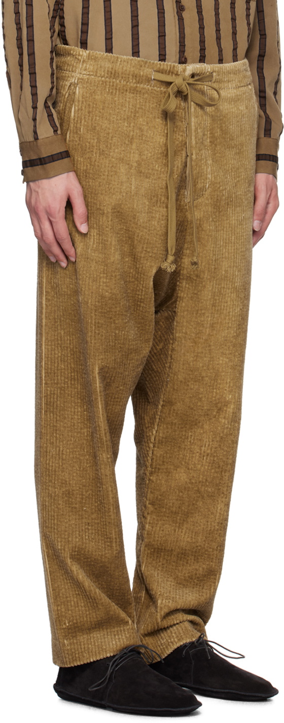 UMA WANG Beige Perch Pants