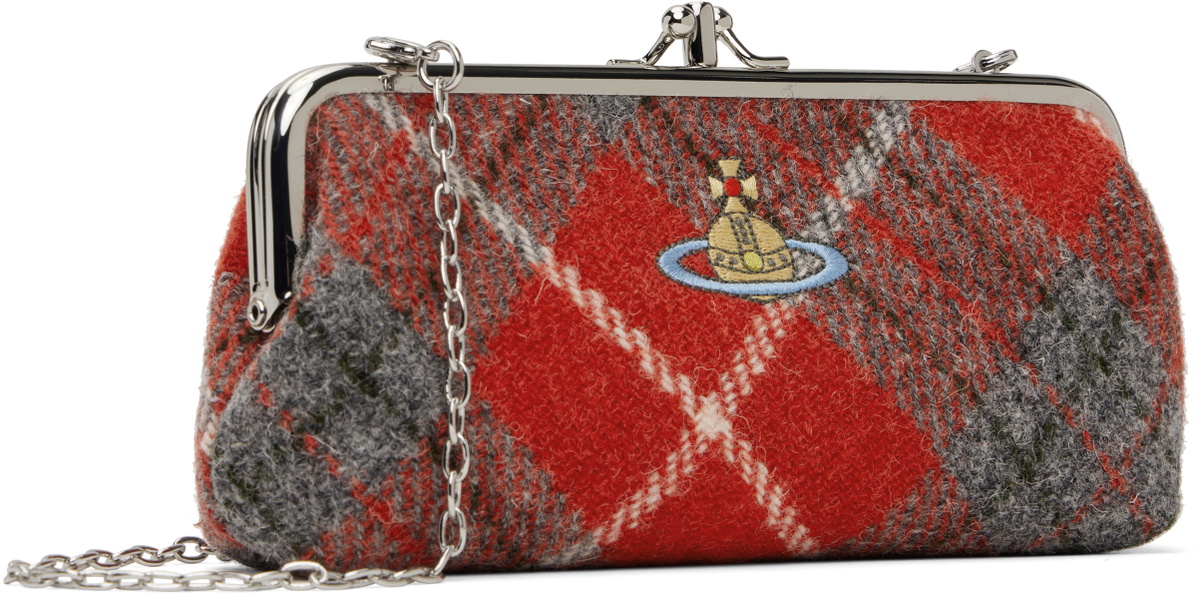Vivienne Westwood Red Double Frame Chain Bag Vivienne Westwood