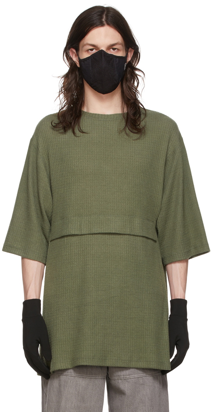 BRYAN JIMENÈZ SSENSE Exclusive Green Polyester T-Shirt