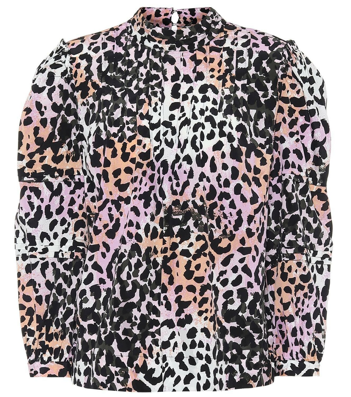 Veronica Beard Lety leopard-print stretch-silk top Veronica Beard