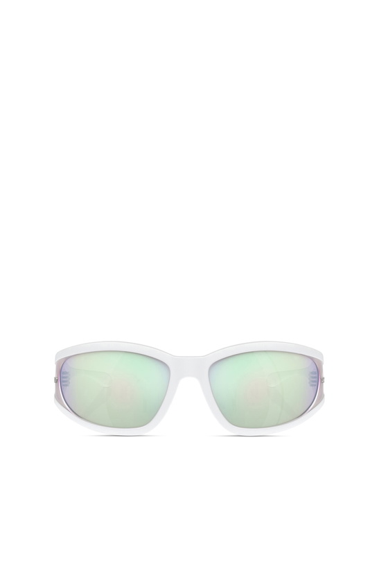 Photo: Diesel Rectangular sunglasses in acetate - Sunglasses - Unisex - Bubble