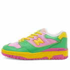 New Balance BB550YKA Sneakers in Pink