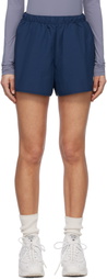 District Vision Navy Oversized Recycled Shell Sport Shorts