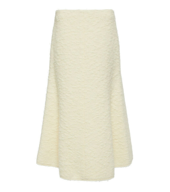 Photo: Chloé Wool-blend midi skirt