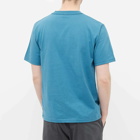 Armor-Lux Men's Organic Logo Pocket T-Shirt in Lagoon