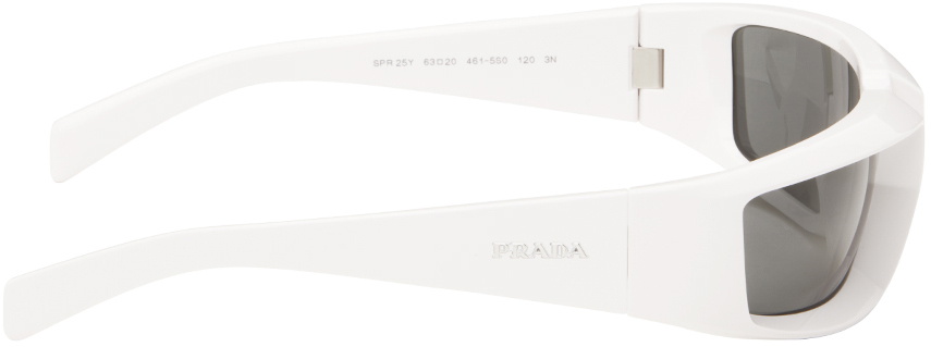 Prada Eyewear White Runway Sunglasses