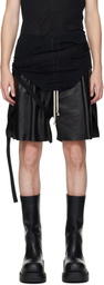 Rick Owens Black Concordians Double Wrap Vicious Belt