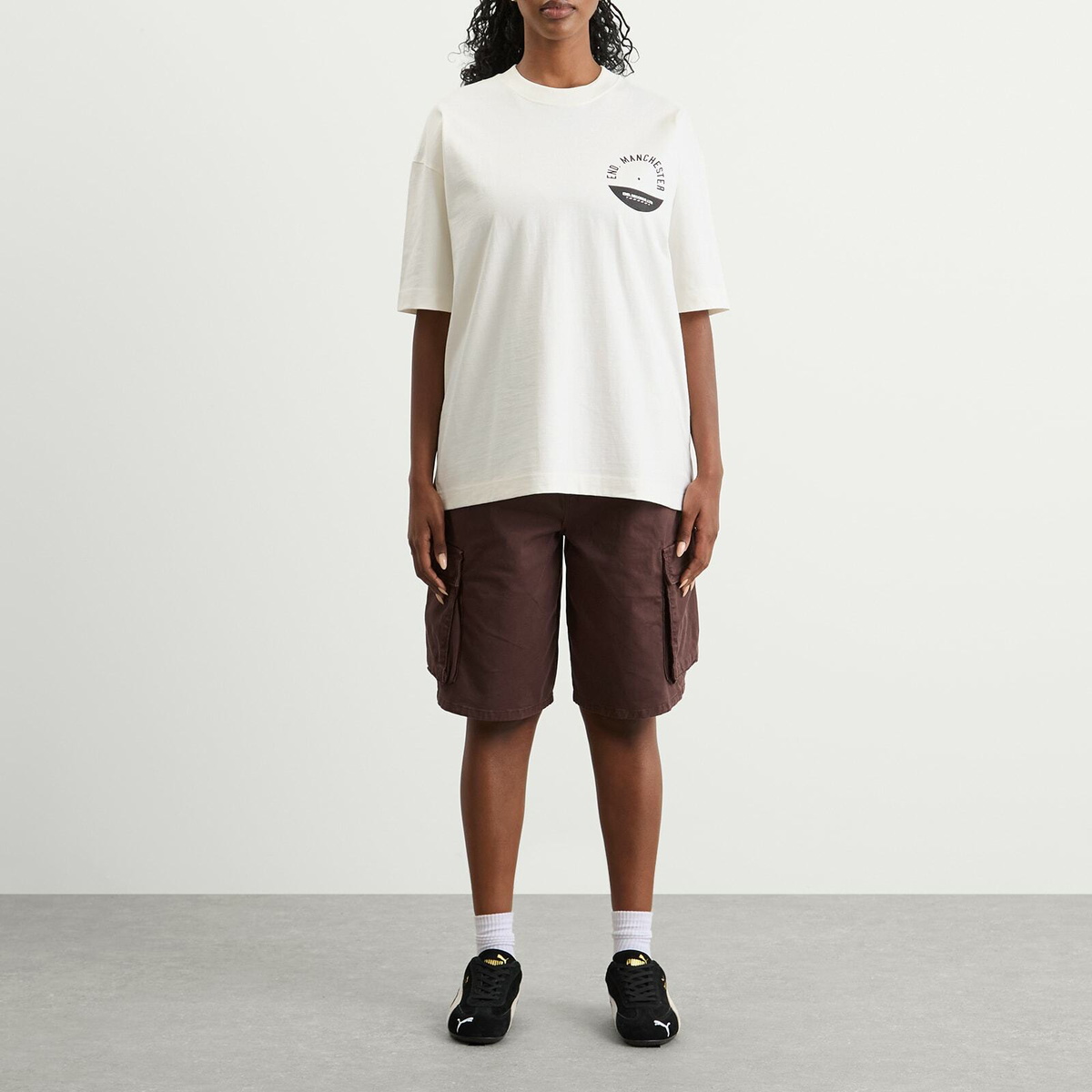 END. City Series 2.0 Manchester T-Shirt in Ecru