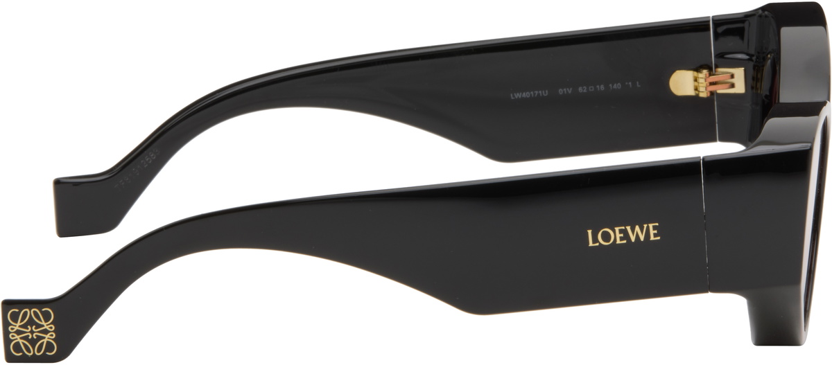 LOEWE Black Paula's Ibiza Goggle Cat-Eye Sunglasses