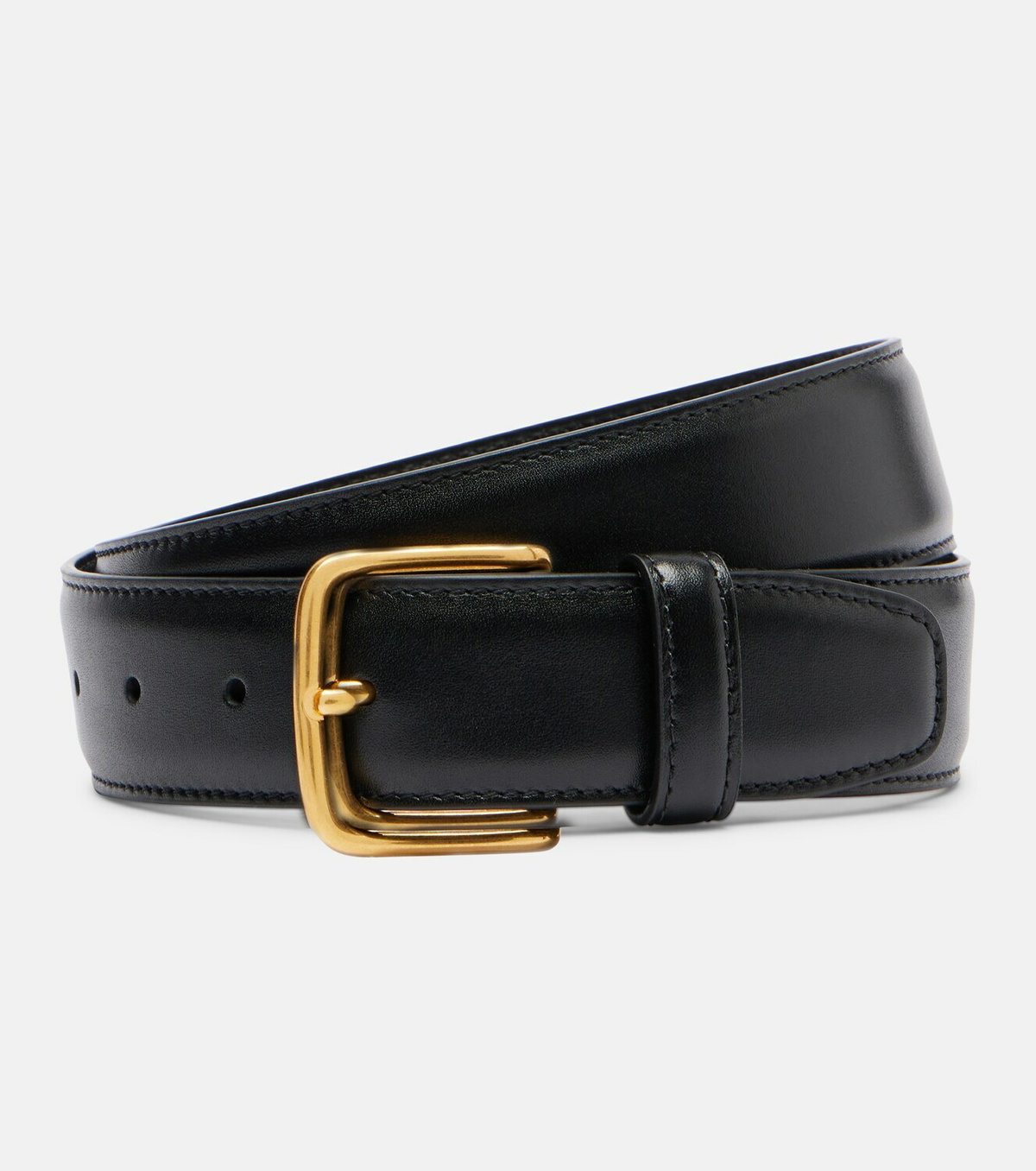 The Row Maxi Classic leather belt