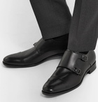 Hugo Boss - Stamford Leather Monk-Strap Shoes - Men - Black