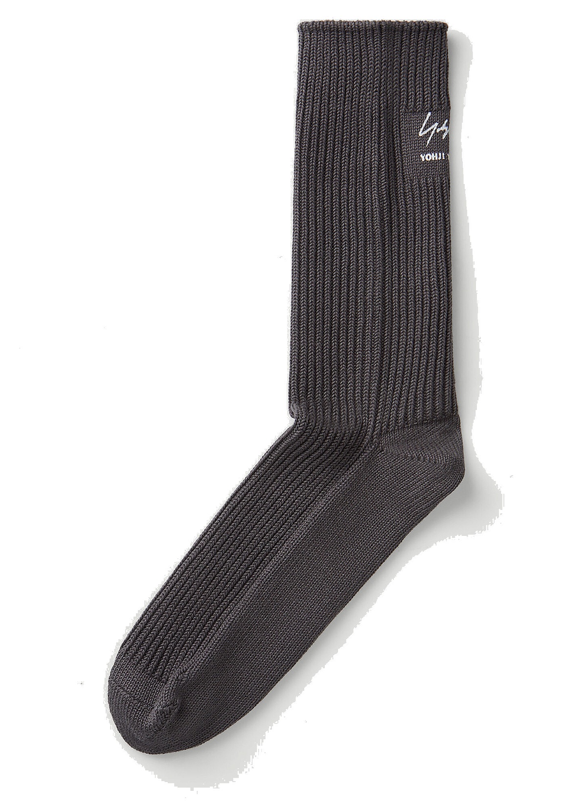 Photo: Logo Patch Military Socks in Grey