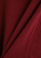 Aexae Stretch-knit Maxi Dress Dark Red