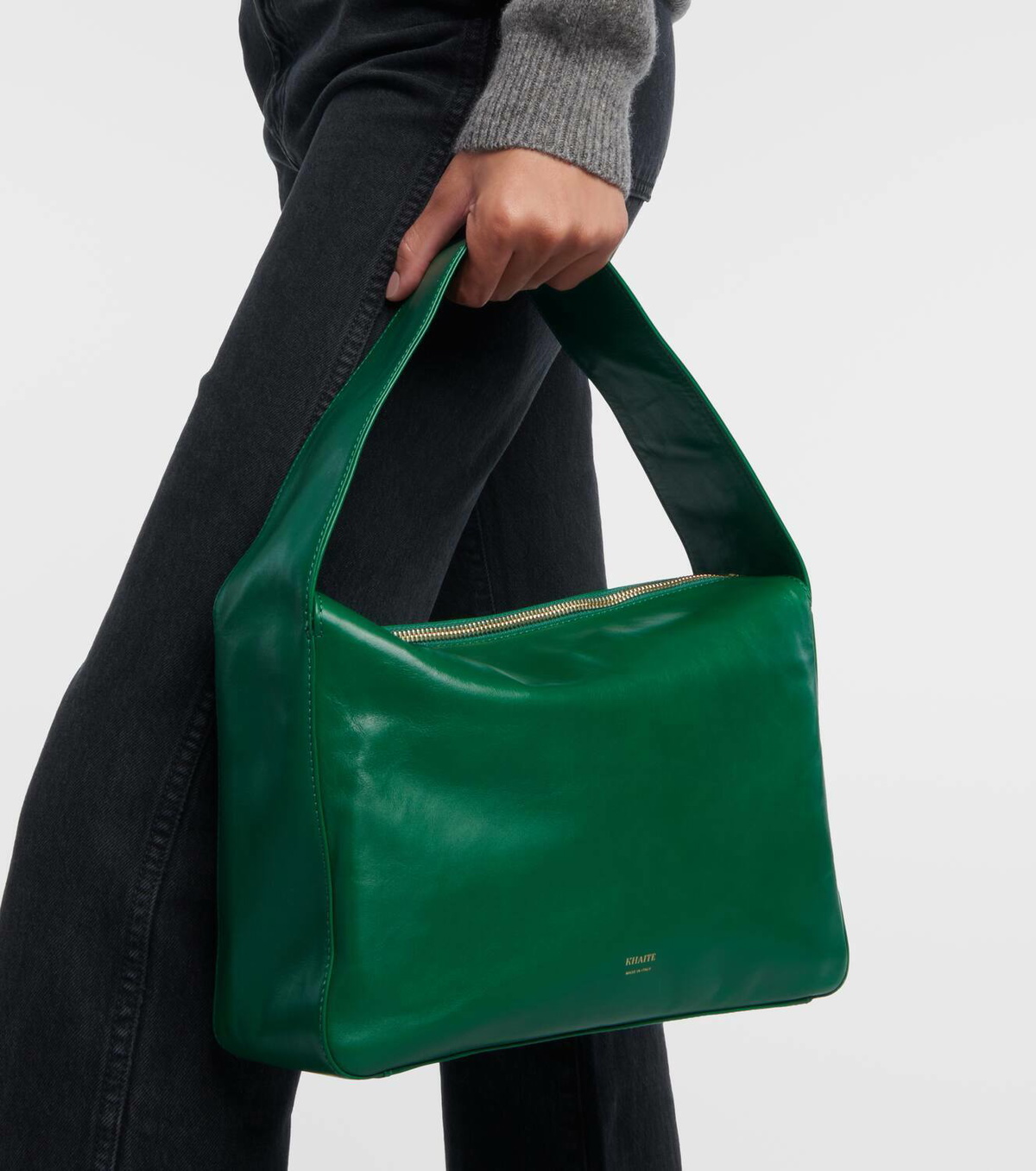 Khaite Elena leather shoulder bag