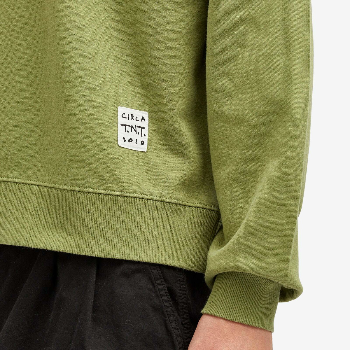 thisisneverthat Men's TNT Faded Crew Sweat in Moss