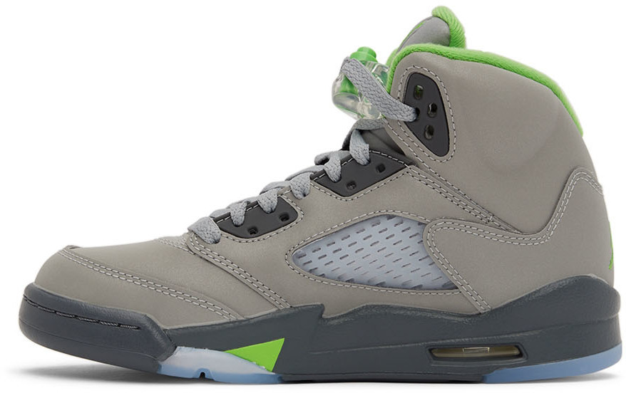 Nike Jordan Kids Gray Air Jordan 5 Retro Big Kids Sneakers Nike Jordan ...